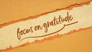 focus on gratitude