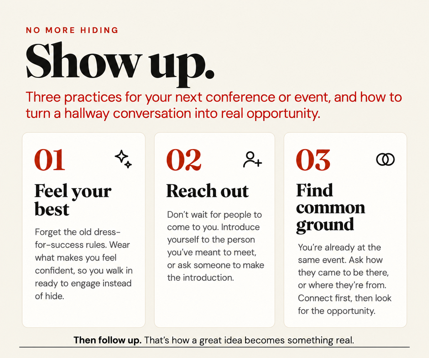 Showing Up: What Happened When I Stopped Hiding at a Conference by Laura Berman Fortgang